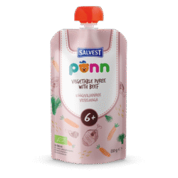 PÕNN Organic Vegetable puree with beef 6+