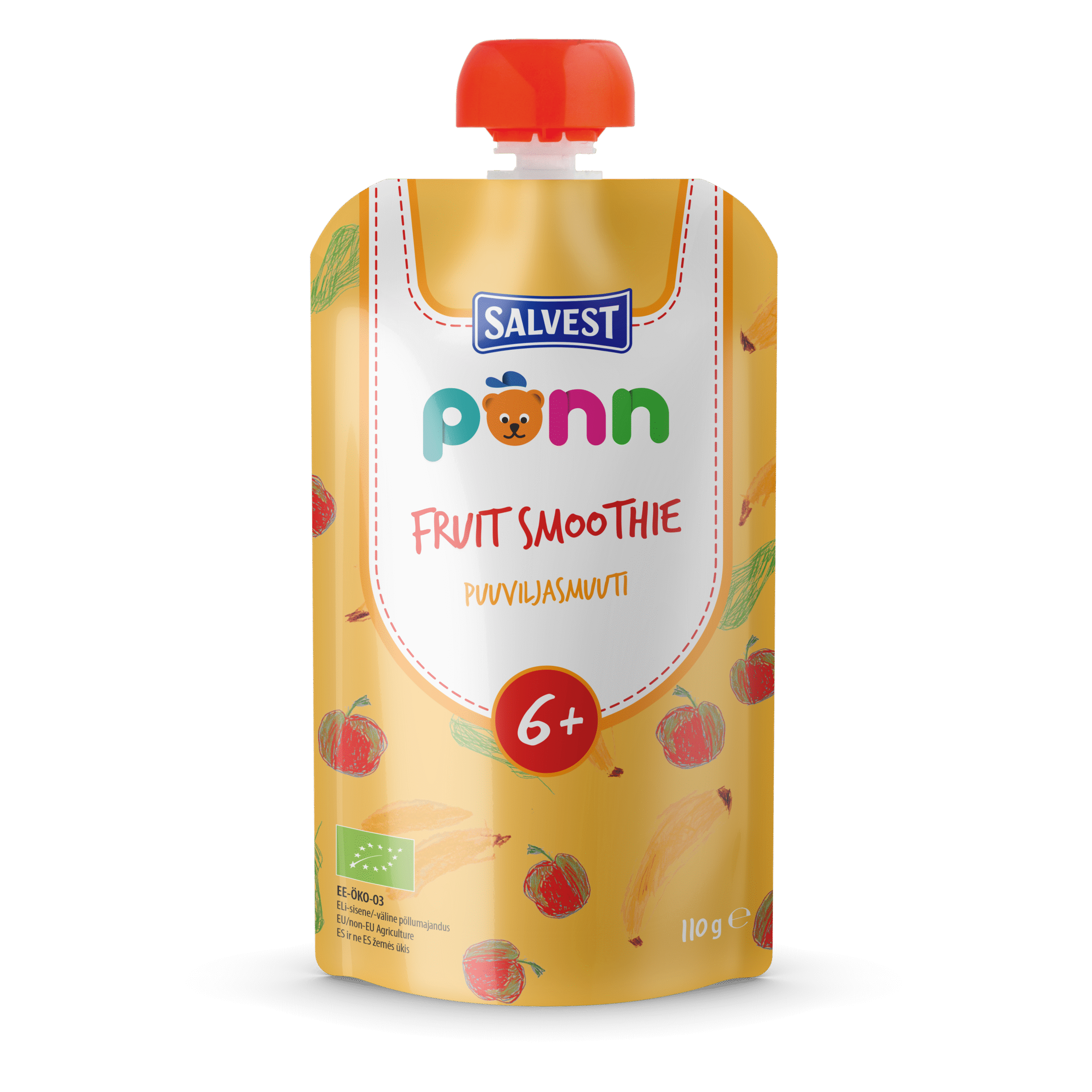 PÕNN Organic Fruit smoothie 6+