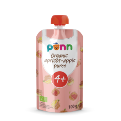 PÕNN Organic Apricot-apple puree 4+