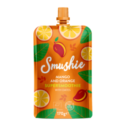 SMUSHIE Ökoloogiline Mango-apelsinismuuti datlitega