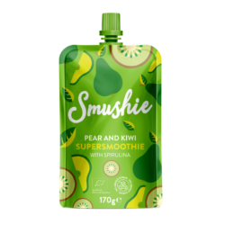 SMUSHIE Ökoloogiline Pirni-kiivismuuti spirulinaga