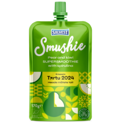 SMUSHIE Organic Pear and kiwi puree with spirulina