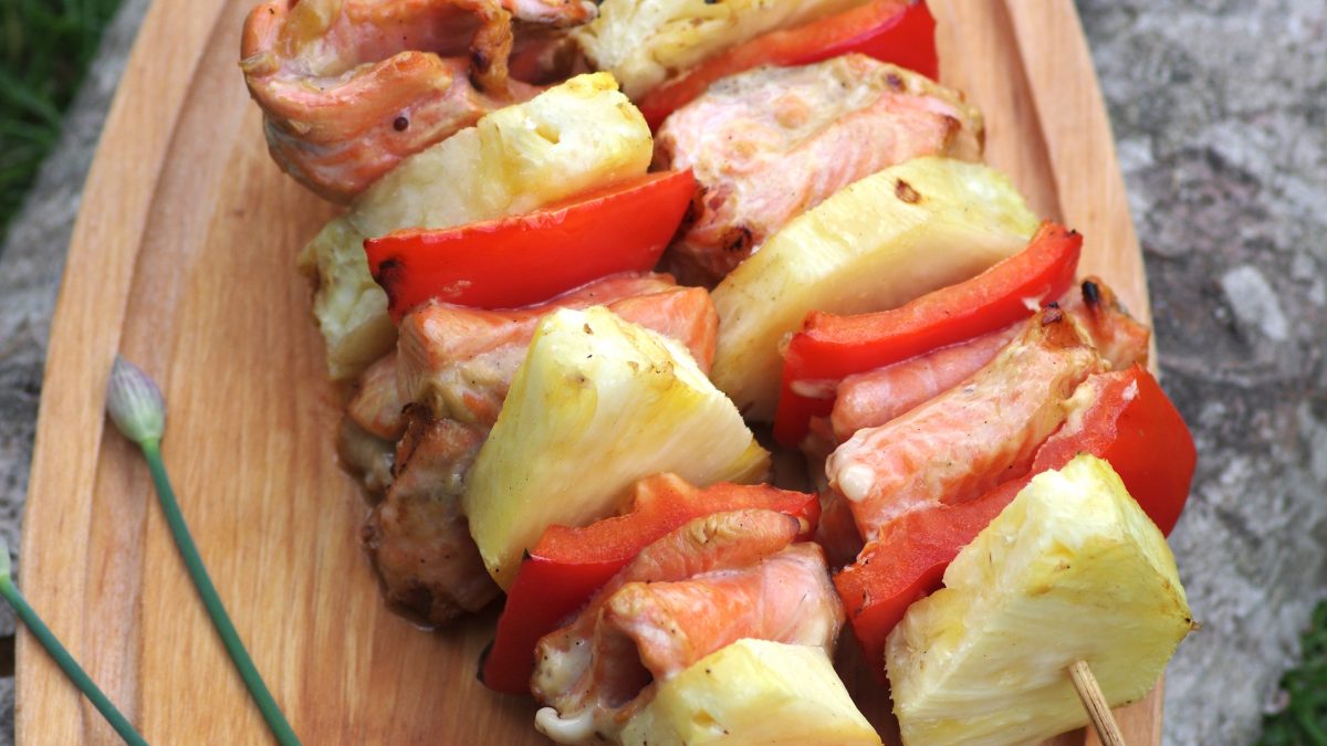 Grillitud lõhevardad sinepikastmes