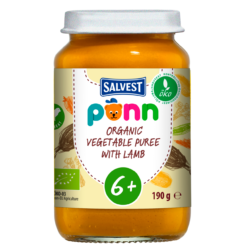 PÕNN Organic Vegetable puree with lamb 6+