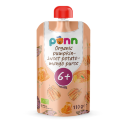 PÕNN Organic Pumpkin-sweet potato-mango puree 6+