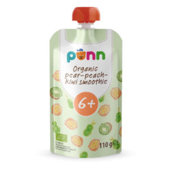 PÕNN Organic Pear-peach-kiwi smoothie 4+