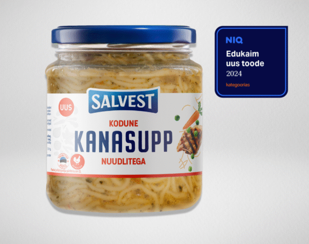 NielsenIQ uuring: 2024. aasta edukaim uudistoode valmistoitude kategoorias oli Salvesti Kanasupp