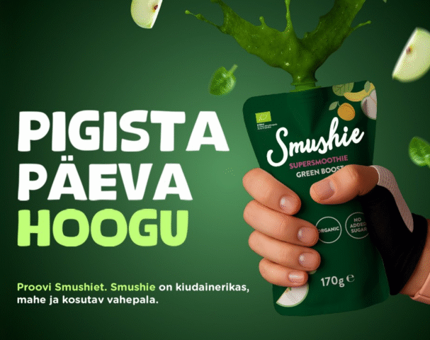 Pigista oma päeva hoogu uue Smushie Green Boostiga