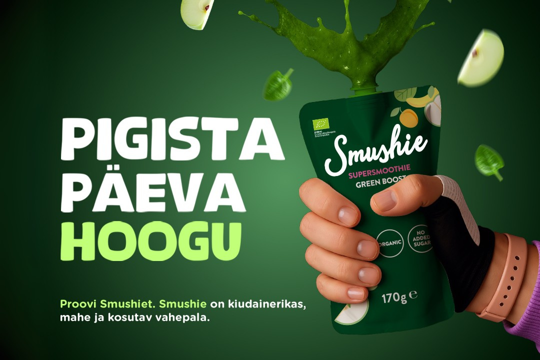 Pigista oma päeva hoogu uue Smushie Green Boostiga