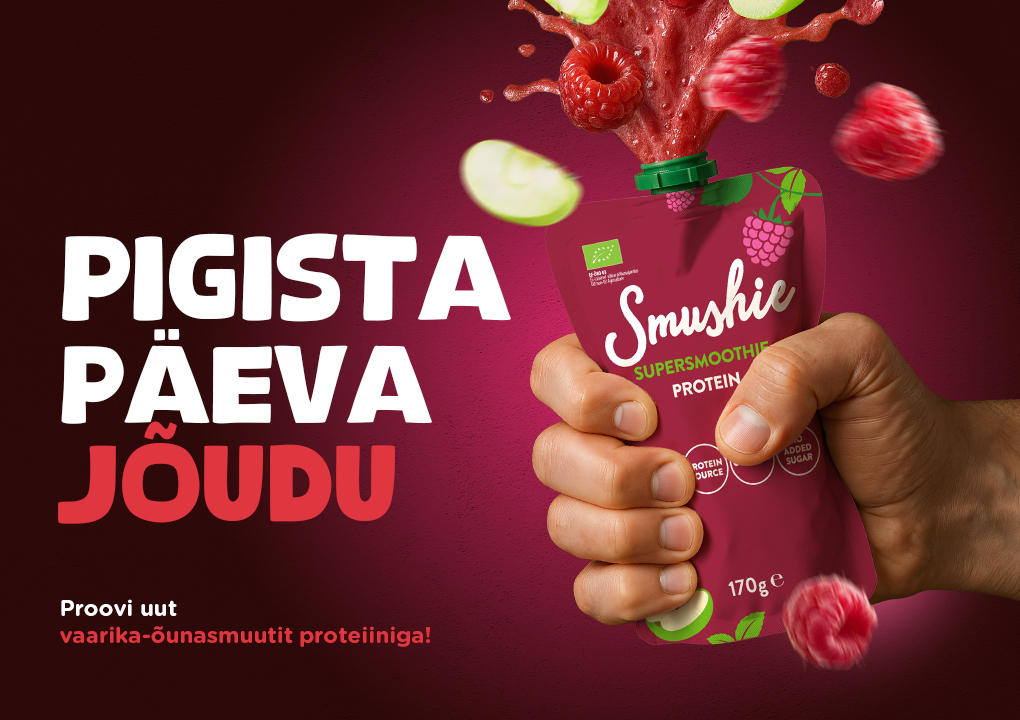 Uus Smushie Protein – pigista päeva jõudu!