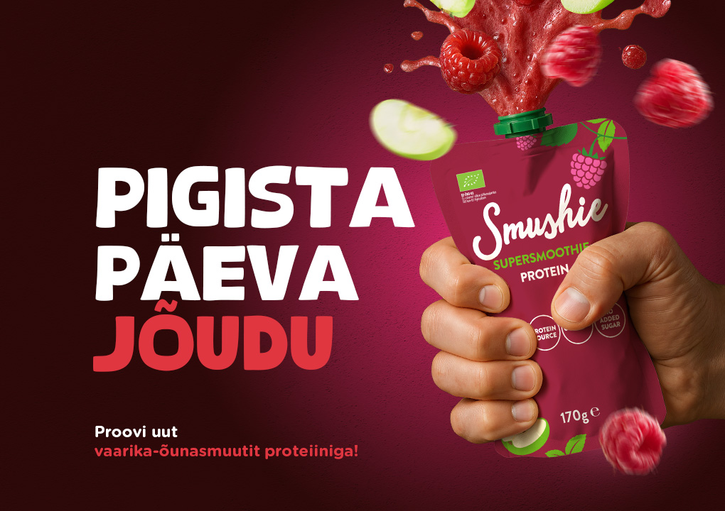 Uus Smushie Protein – pigista päeva jõudu!